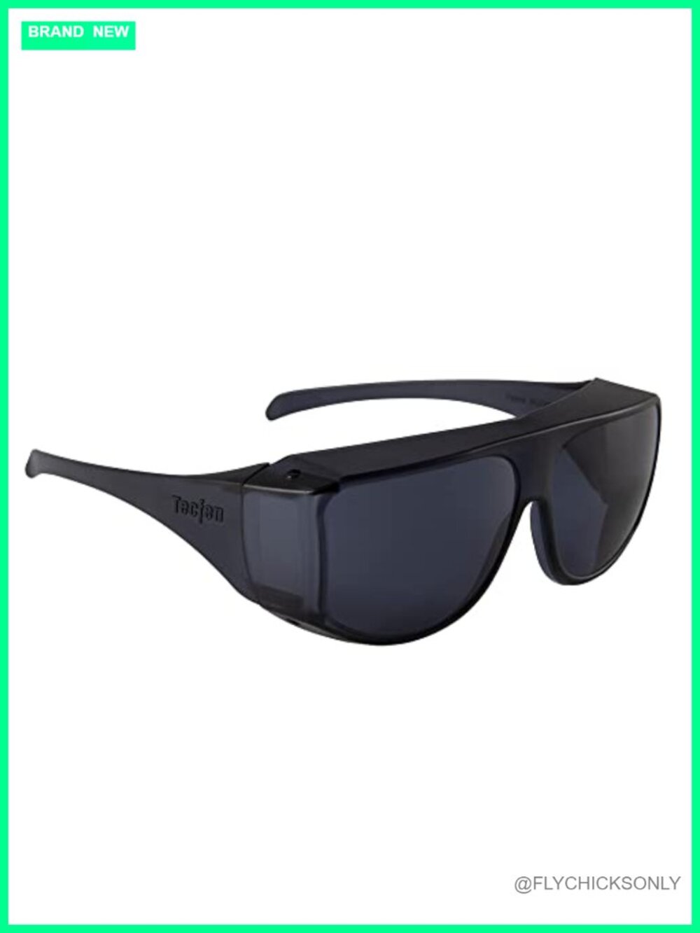 Fit Over Sunglasses, Smoke Lenses, UV Protection, Polycarbonate